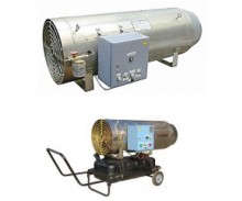 Воздухонагреватель ВЖ-0,04 (стационарный) и ВЖ-0,04-01 (передвижной) на дизельном и печном топливе